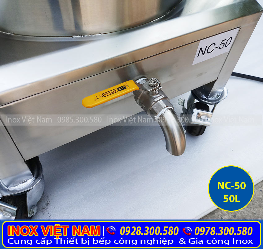 bao gia noi nau chao bang dien 50 lit - Nồi Nấu Cháo Công Nghiệp 50L NC-50